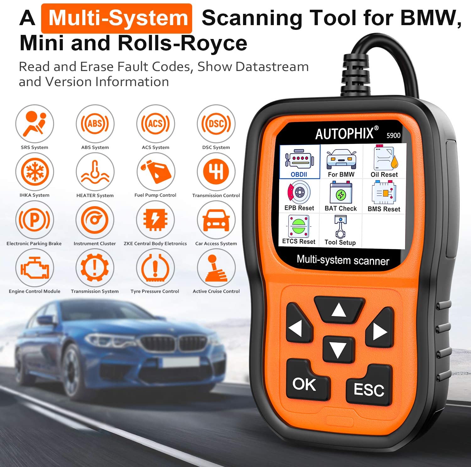 thumbnail image 2 of Autophix 7610 OBD2 Scanner – All System Diagnostic Tool With EPB, Oil Reset For VAG 2 of 5