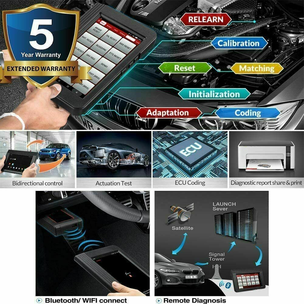 LAUNCH X431 V Pro 4.0 Bidirectional Key Coding OBD2 Scanner Car