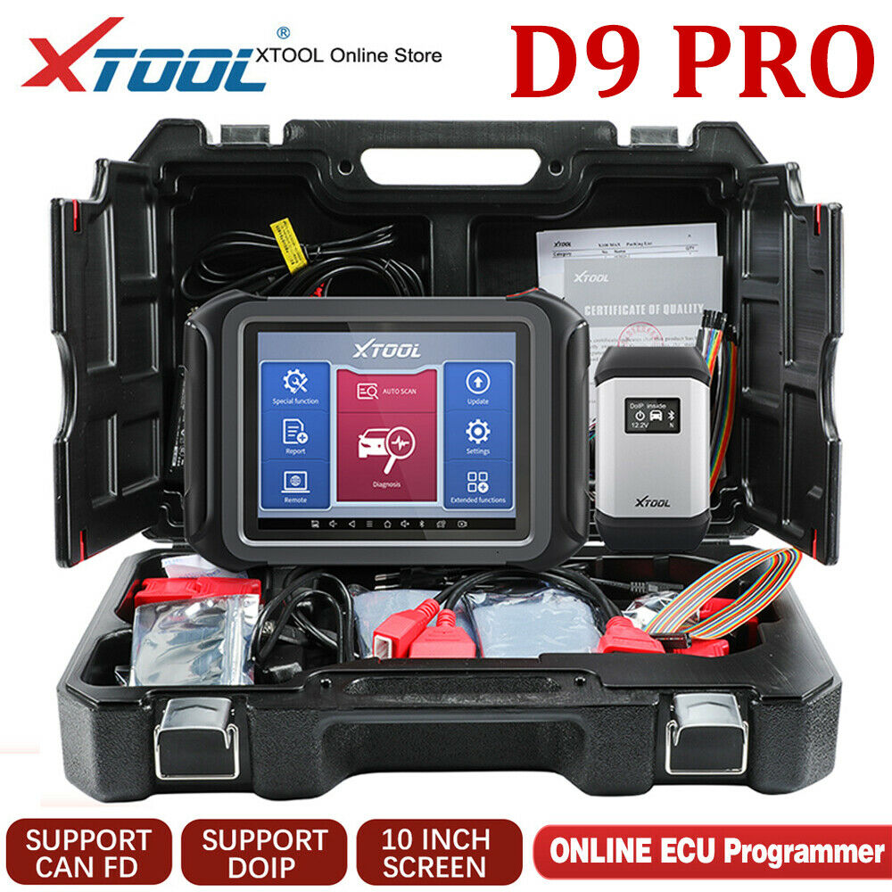 XTOOL D9 Pro Professional Auto Diagnosis Scanner Car DOIP CANFD ECU Coding Bidirectional Tool