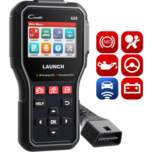 Launch CR629 OBD2 Scanner ABS SRS Scan Tool with Active Test, 3 Service Oil/SAS/BMS Reset Tool, Full OBD2 Functions Car Code Scanner, Lifetime Free Update (More Powerful Than Launch CR529, CRP123X)